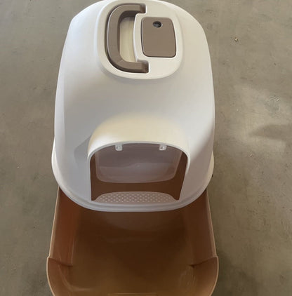 Fully Enclosed Cat Litter Box