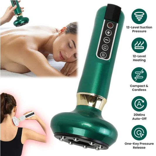 Handheld Vacuum Suction Cup Massager Beauty Tool