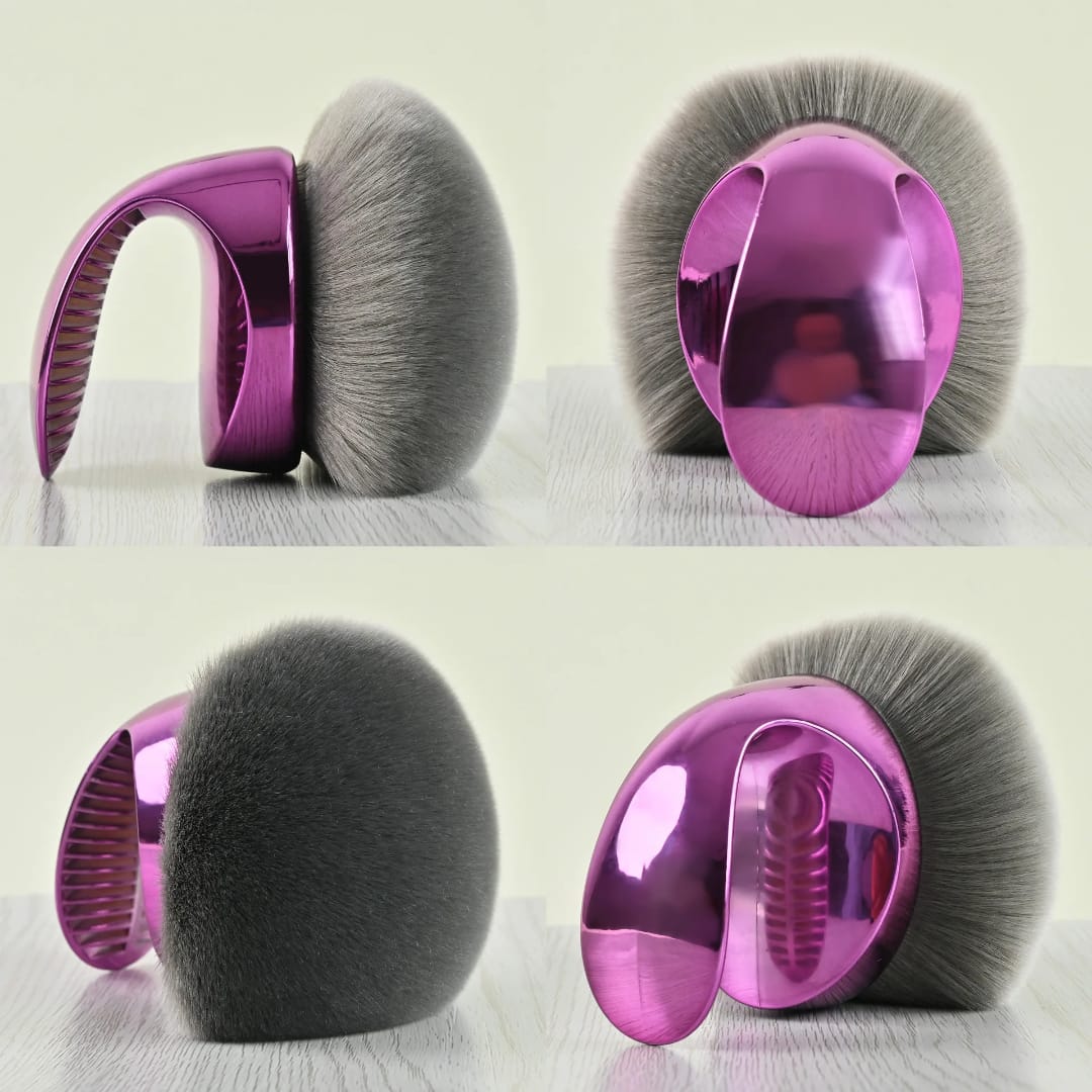 Foundation Brush Large Flat Top Kabuki Makeup Brush with Ergonomic Handle Ultra-Soft Dense Bristles for Liquid, Cream&Powder Application Body Kabuki Brush Self Tanner Brush For Body Makeup&Foundation